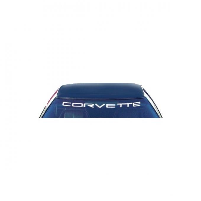 Corvette C4 Windshield Banner Decal, 1984-1996