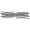 Ford Thunderbird Belt Weatherstrip Kit, 8 Pieces, Convertible, 1958-60