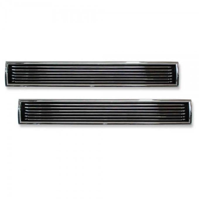 1967 Chevrolet Chevelle SS / 396 Chrome Hood Scoop Inserts