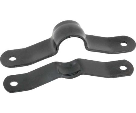 Model A Ford Brake Cross Shaft Bracket Set - 4 Pieces - Powder-Coated Black