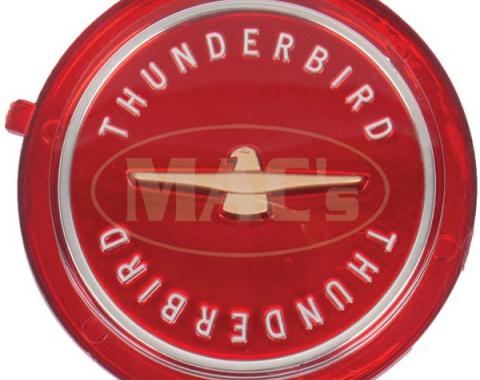 Thunderbird Red Wire Wheel Center, 1962-1963