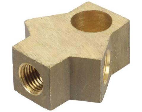 Ford Thunderbird Brake Line Connector Block, For Rear Lines, 1957-60