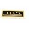 Chevelle Valve Cover Decal, 185 hp, 1964-1972