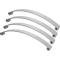 Model A Ford Rear Bumper Bar Set - Polished Stainless Steel- Slant Windshield Town Sedan Only