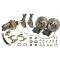 Full Size Chevy Front Drop Spindle Power Disc Brake Kit, 1958-1964