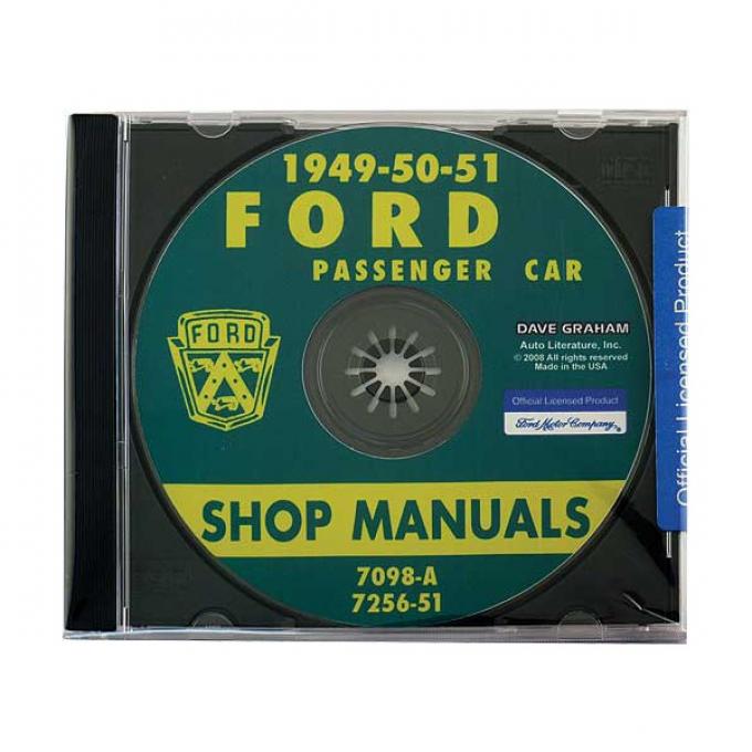 Shop Manual CD - Ford Passenger Car - For Windows OperatingSystems Only