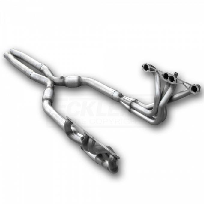 Corvette American Racing Headers 1-3/4 inch x 3 inch Full Length Headers With 3 inch X-Pipe & Cats, Off Road Use Only, 1984-1996