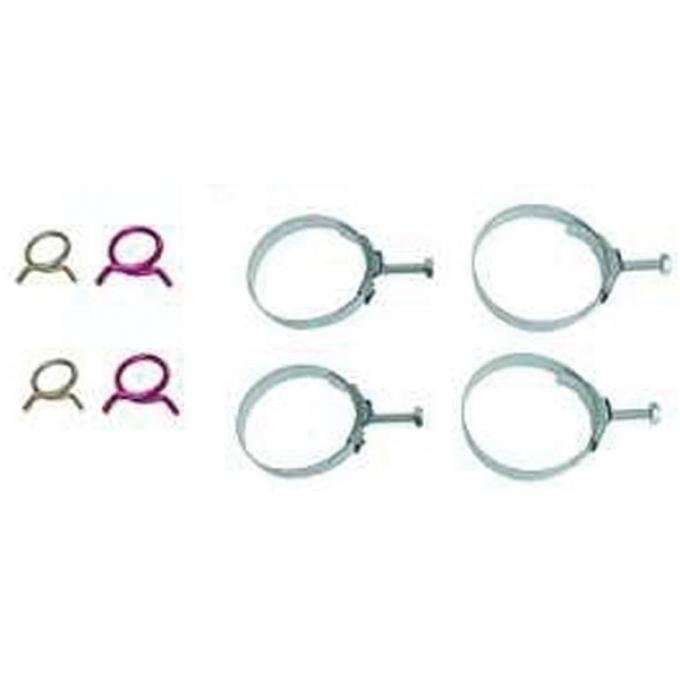 Nova Radiator Hose Clamp Kit, 1967-1968