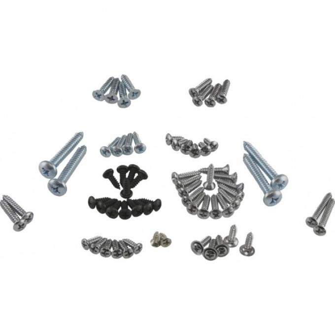 Nova And Chevy II Interior Screw Kit, Two Door, 1963-1965