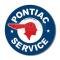 Pontiac Service Tin Sign