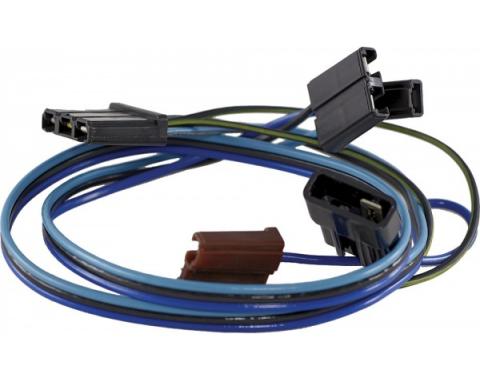 Chevelle Windshield Wiper Motor Wiring Harness, 2-Speed, With Washer, 1964