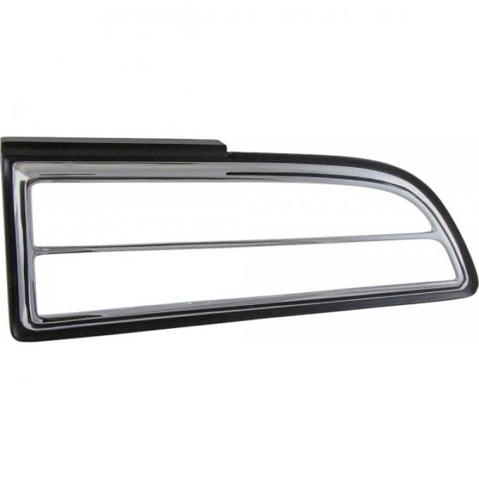 Firebird Taillight Lens Bezel, Chrome, Right, 1970-1973