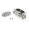 Camaro Dual Brake Master Cylinder, Chrome, For Non-Power Brake Cars, 1970-1981