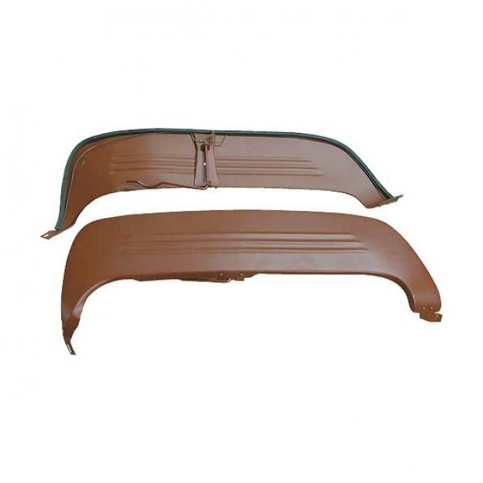 Fender Skirts - Die Stamped Steel - 3 Ribs - Ford