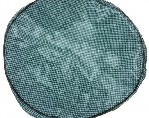 Firebird Space Saver Tire Cover Aqua Houndstooth 1967-1981