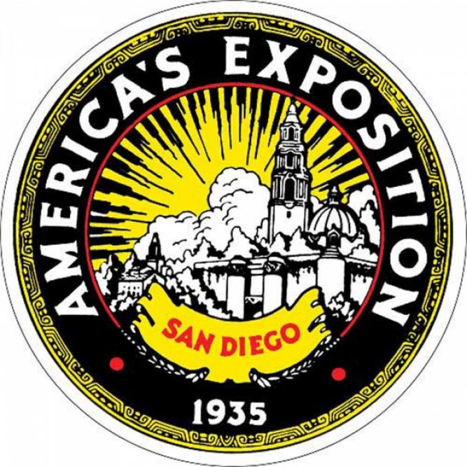 America's Exposition-San Diego 1935 - Window Decal