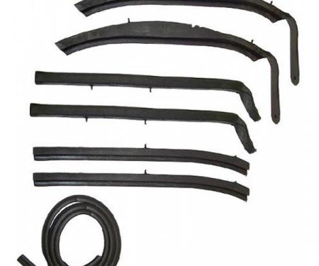 Nova Weatherstrip Kit, Convertible Top, 1962-1963