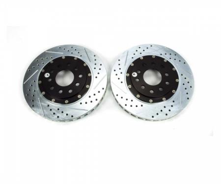 Corvette Front Brake Rotors, Baer EradiSpeed, 2-Piece, Z51,2005-2013