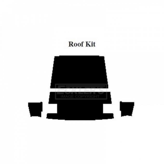 Firebird Insulation, QuietRide, AcoustiShield, Roof Kit, Coupe, 1970-1974