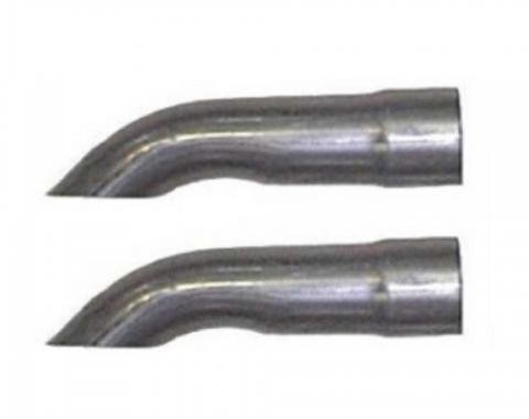 Ford Mustang Exhaust Tips, Turned Down Tips 2.25”  1967-73