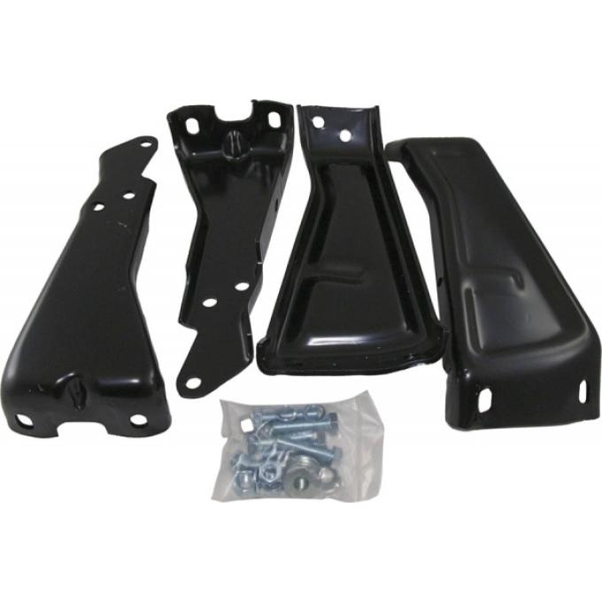 Chevy Truck Brackets, Bumper, Rear, 1973-1980