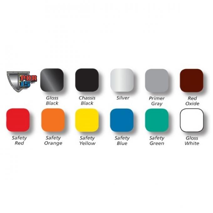 POR-15&Acirc;&reg; Top Coat Paint, Pint, Assorted Colors