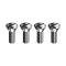 Model A Ford Windshield Stanchion Screw Set - Chrome - 4 Pieces - 1930-31 Only