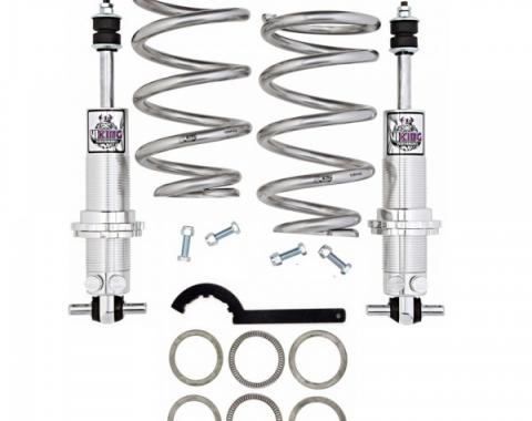 Corvette Shark Bite Front Coilover Susp. Kit, Double Adjustable Shocks, Small Block, 1963-1982