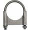 Nova Exhaust Muffler Clamp, Guillotine Style, Steel, 2, 1967-1969