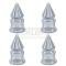 El Camino Valve Stem Caps, Chrome Spike, 1959-1987