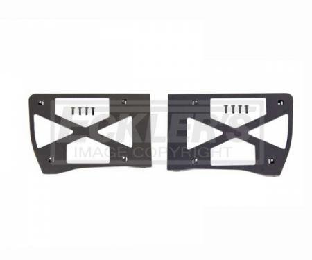 Camaro Headlight Door Cover Backing Plates, Rally Sport (RS), 1967-1968