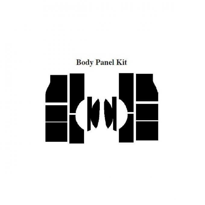 Chevy & GMC Truck Insulation, Quiet Ride, Body Panel Kit, Panel Delivery Truck, 1947-1953