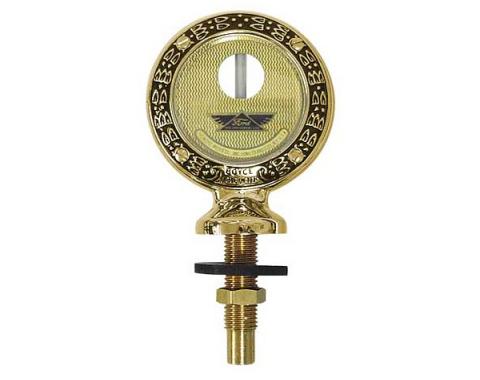 Model T Ford Motor Meter - Brass - Boyce Wreath Design - With Ford Script