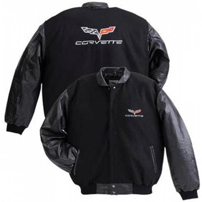 Corvette Jacket, Varsity Style, With C6 Logo