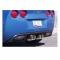 Corvette Exhaust System, B&B, Fusion, Z06/ZR1, With Quad Round Tips, 2009-2013