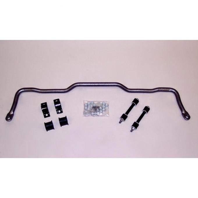 El Camino Anti-Sway Bar, Front, 1", Silver Vein Powder Coated, With Bushings, Hellwig, 1959-1960