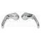 Chevelle Vent Window Handles, Chrome, 2-Door Coupe, 1966-1967