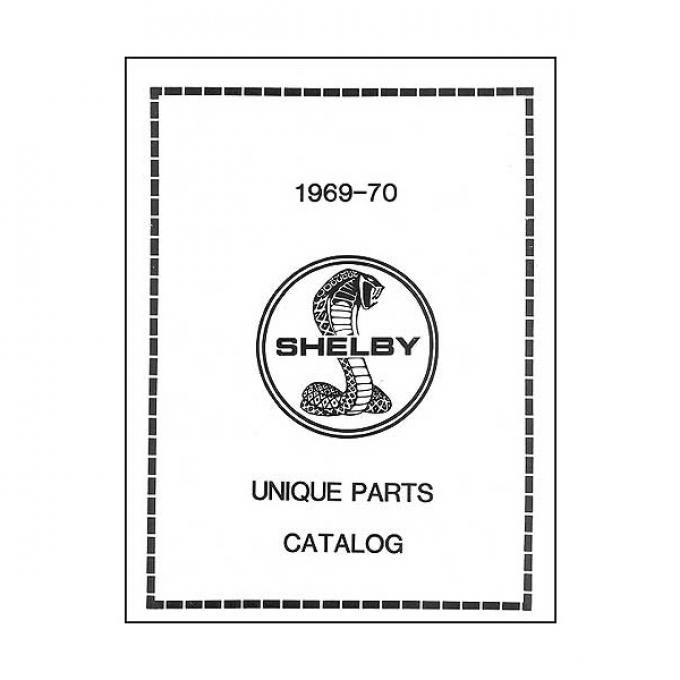 Ford Mustang Shelby Unique Parts Catalog - 32 Pages