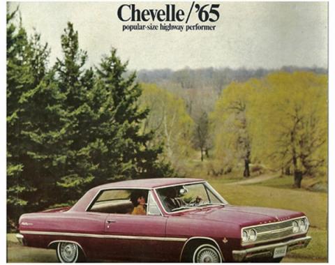 Chevelle Literature, Color Sales Brochure, 1965