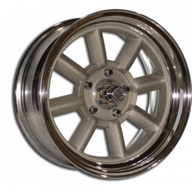 90s creature 48㎜　dead stock wheels Wheel Vintiques 15x7 SS 396 Silver/Black 5x4.75