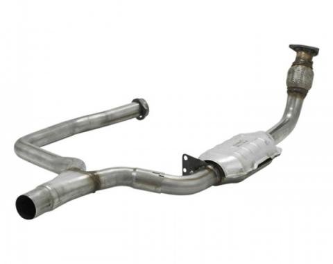 Camaro Catalytic Converter, V8, 2.25in Inlet & Outlet, Passenger Side, 1998-1999