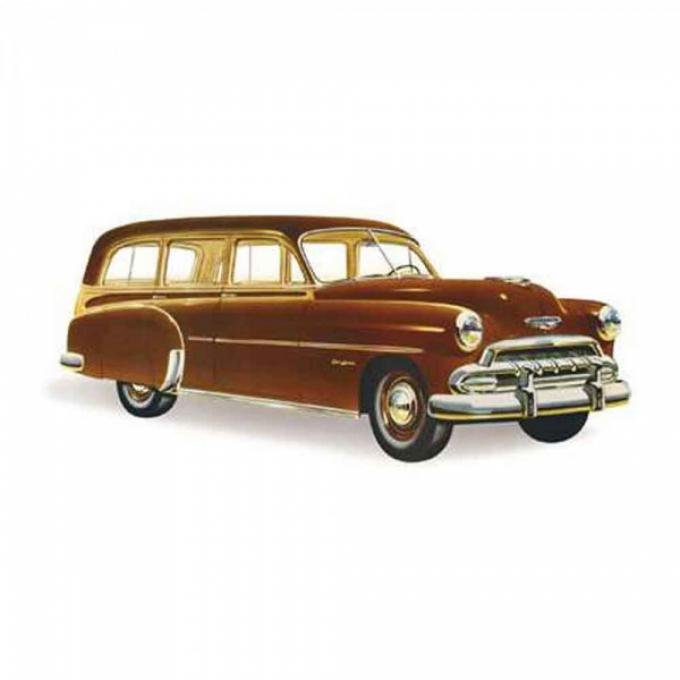 Chevy Rear Door Glass, Station Wagon Except 1949 Woody, 1949-1952