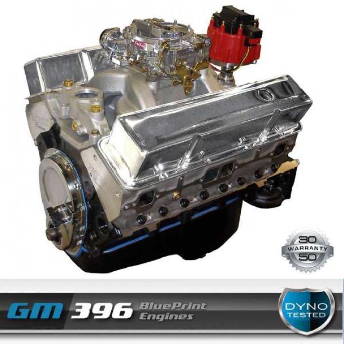 Chevy 396 C.I. Blueprint Crate Engine 485HP, Roller Cam, Aluminum Heads, 1949-1954