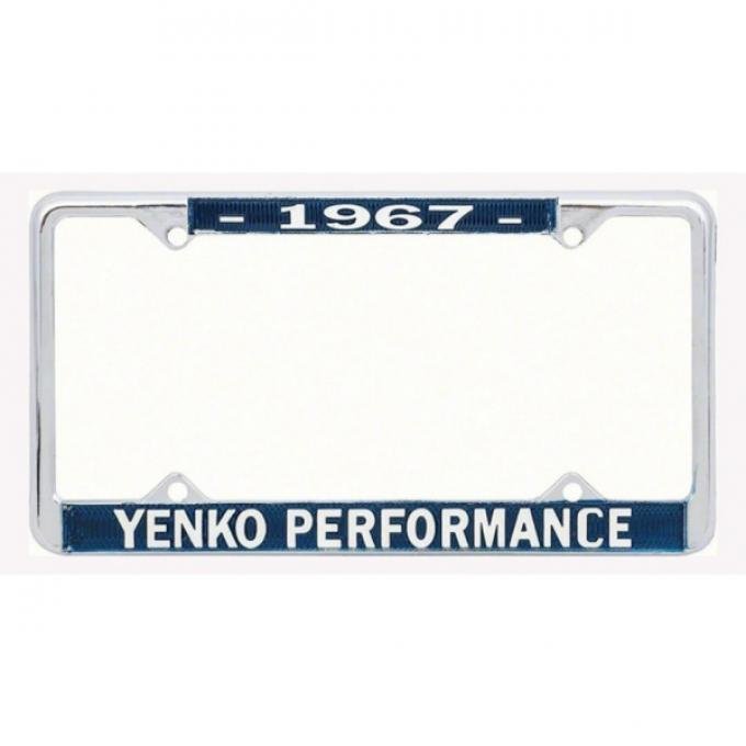 Chevelle Yenko Performace License Frame, 1967