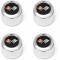 El Camino 1978 Corvette Pace Car Style Chrome Wheel Cap Set, For Corvette Style Aluminum Wheels