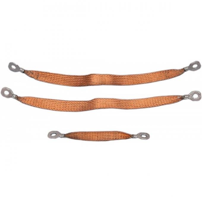 Full Size Chevy Ground Wire Strap Kit, 283ci & 348ci, 1960