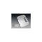 Chevy Firewall Plate, Bowtie Ribbed Billet Aluminum, With Vintage Air, 1957