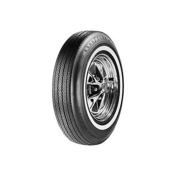 El Camino Tire, 6.95/14 With 7/8 Wide Whitewall, Goodyear Power