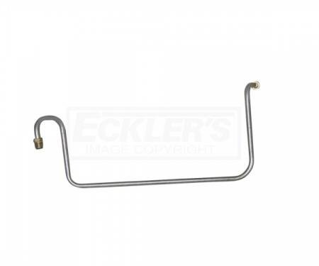 Corvette Fuel Pump Lines To Carburetor, 454 (Except Holley), Q-Jet, Stainless Steel 1970-1975