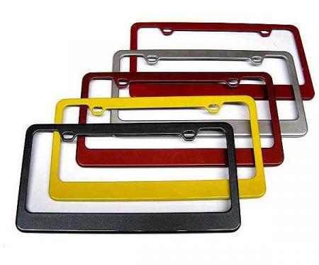 Painted Body Color Rear License Plate Frames, 2014-2017